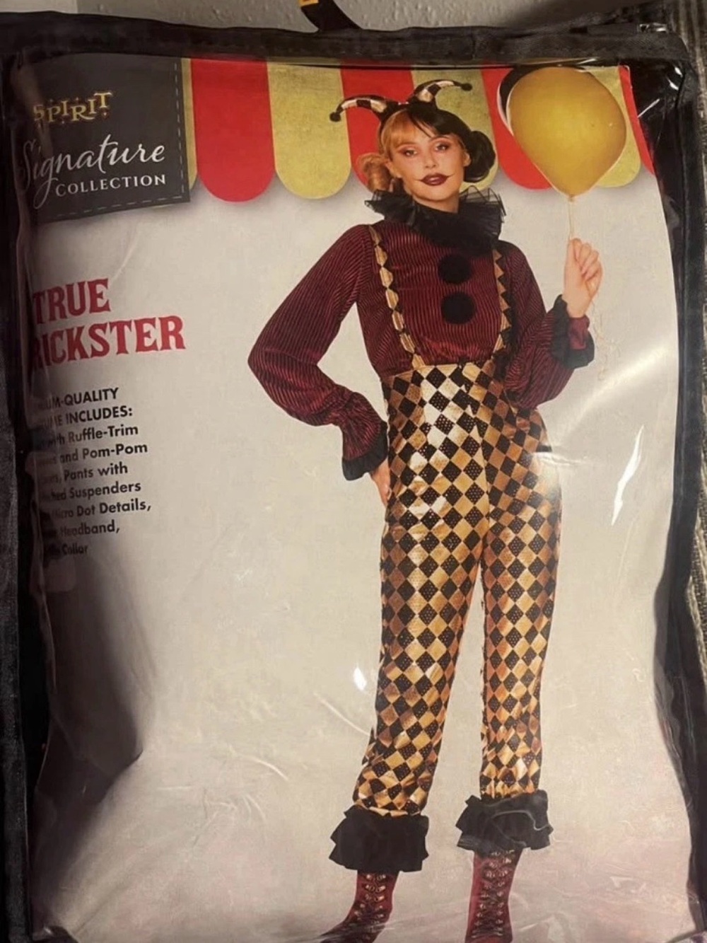 Spirit Halloween true trickster Halloween costume